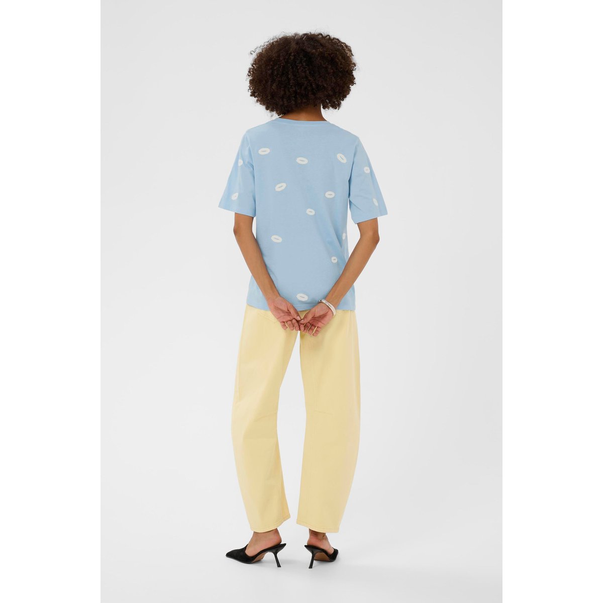 T-shirt à manches courtes bleu powder blue, CULTURE