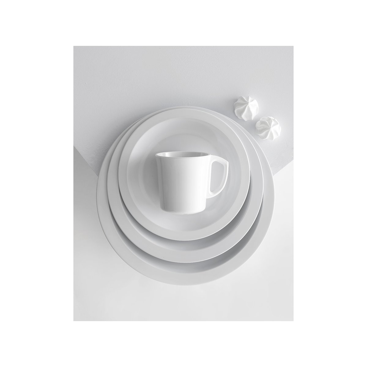 Mug HAMLET blanc, ROSTI