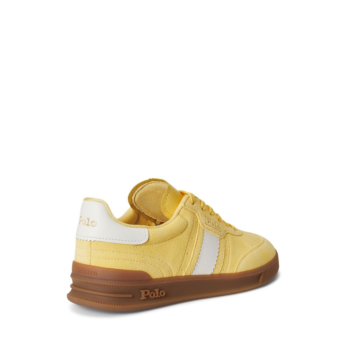 Zapatillas de ante HRT AERA PP amarillo, POLO RALPH LAUREN