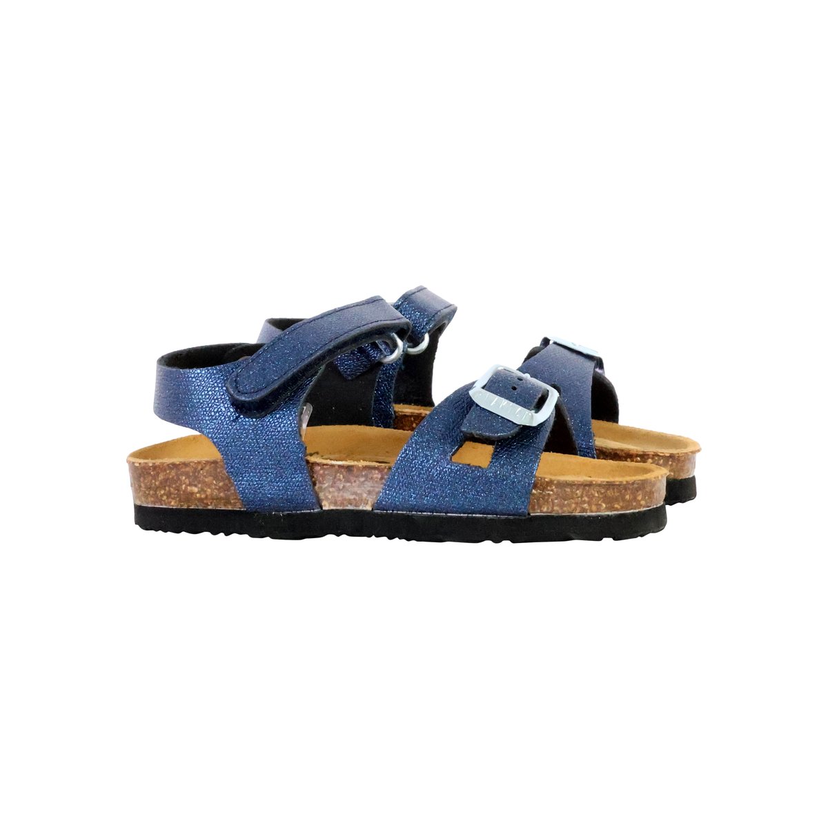 Mules Cuir Serena marine, PLAKTON