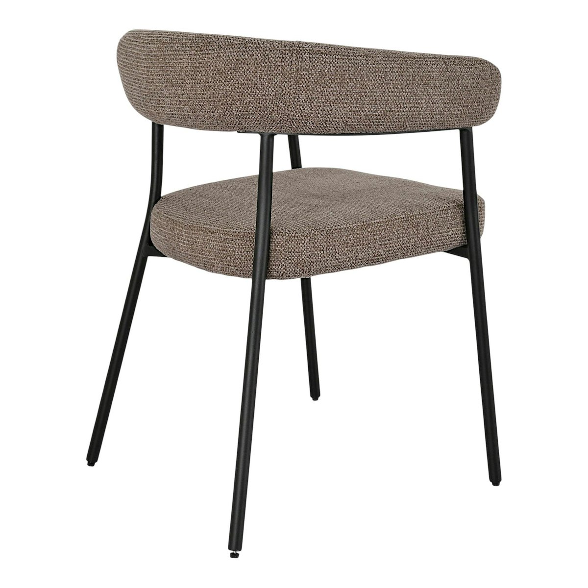 Chaise de salle à manger marron avec dossier bandeau (lot de 2) BERLIN marron, PIER IMPORT