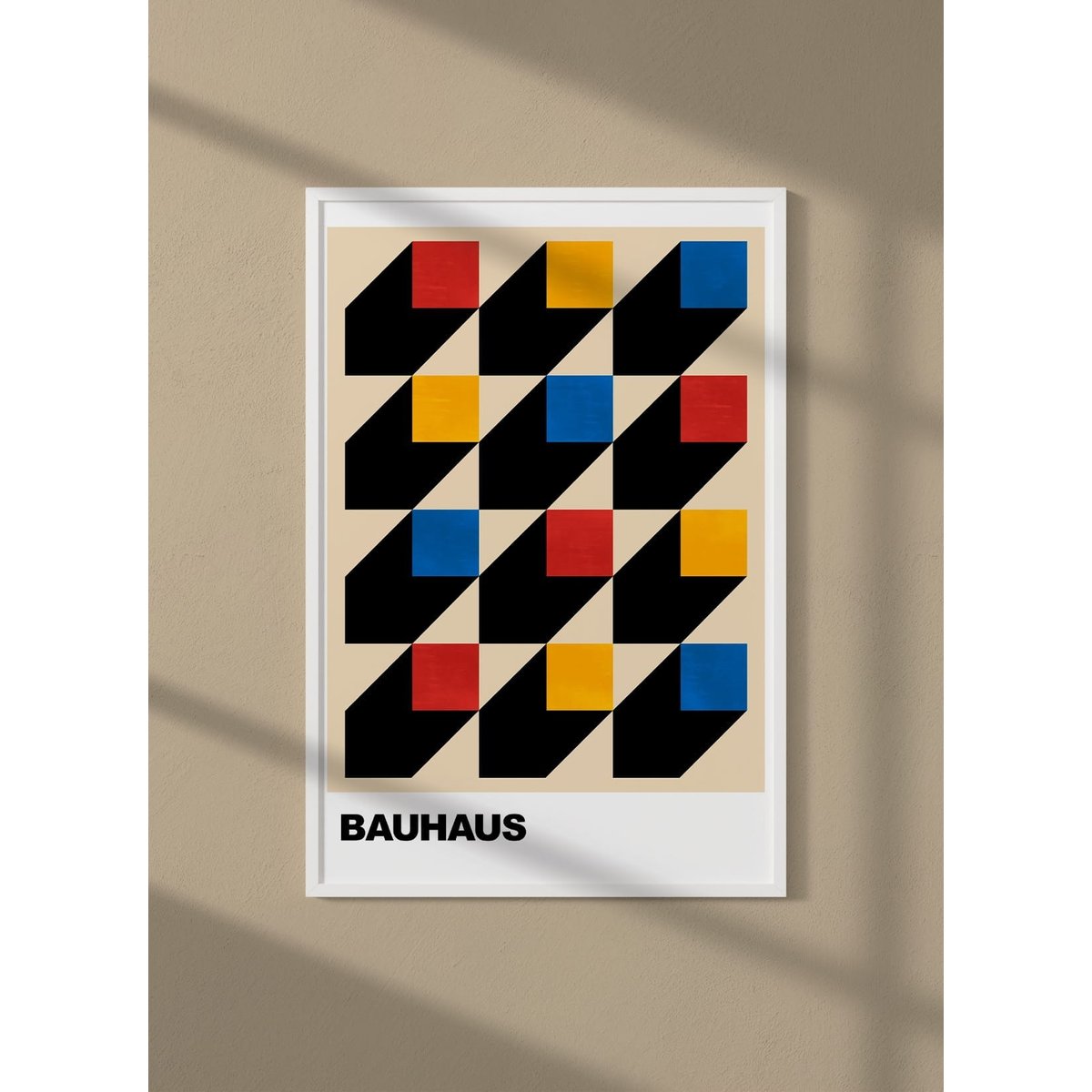 Affiche Bauhaus 46 blanc, L'AFFICHERIE