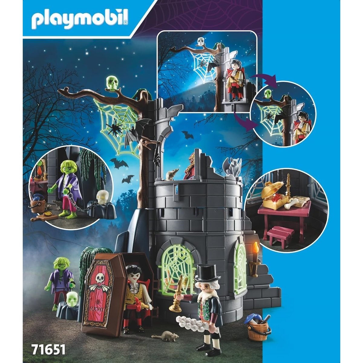 Ruine hantée multicolore, PLAYMOBIL