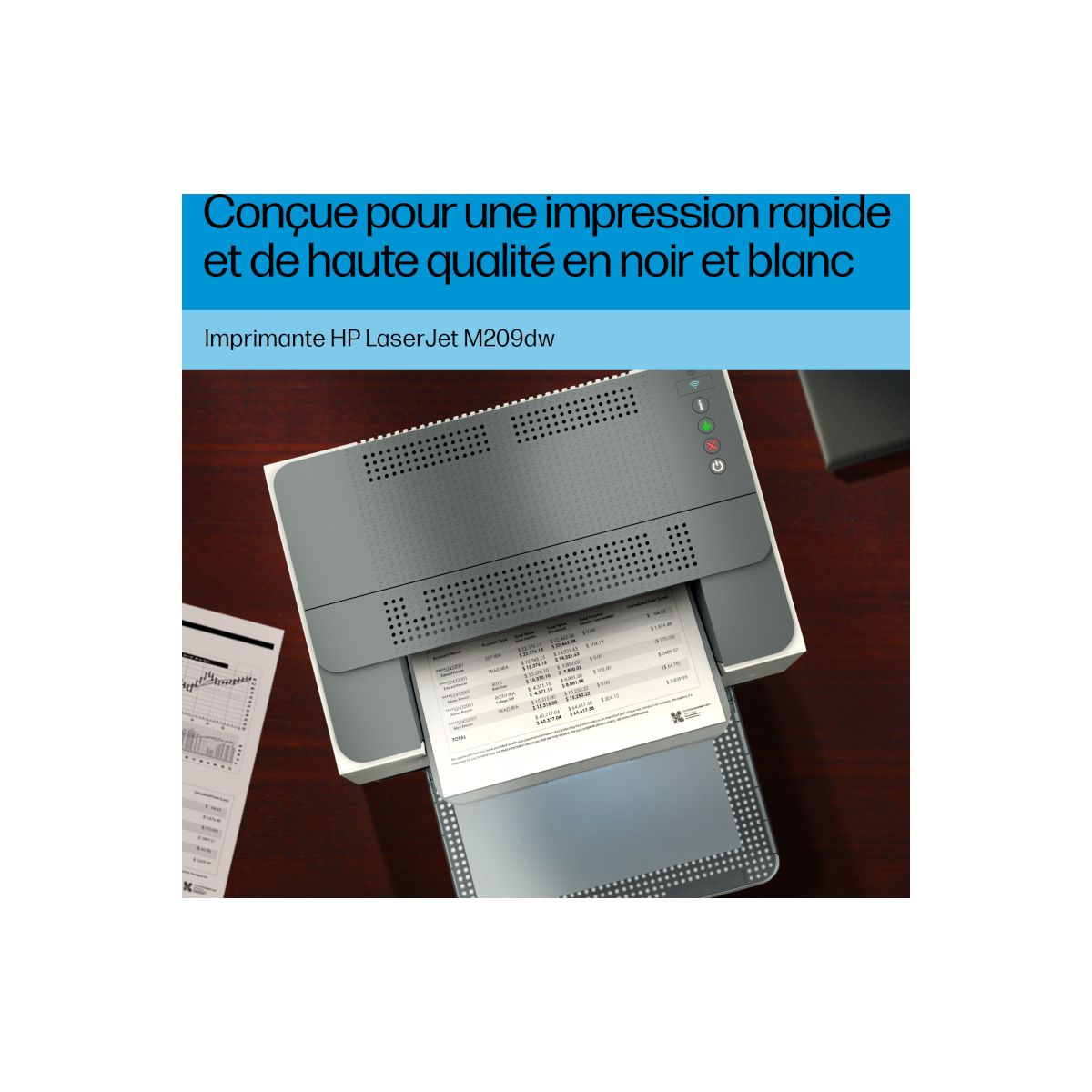 Imprimante laser LaserJet M209 dw couleur unique, HP
