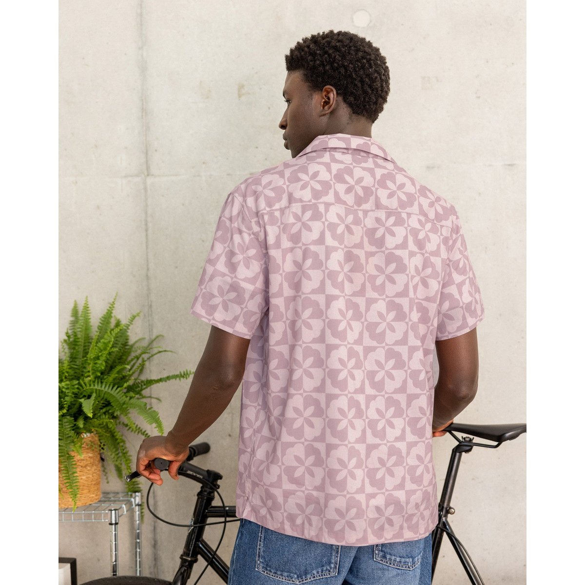 Chemise PAIOLIVE rose grisé, FAGUO