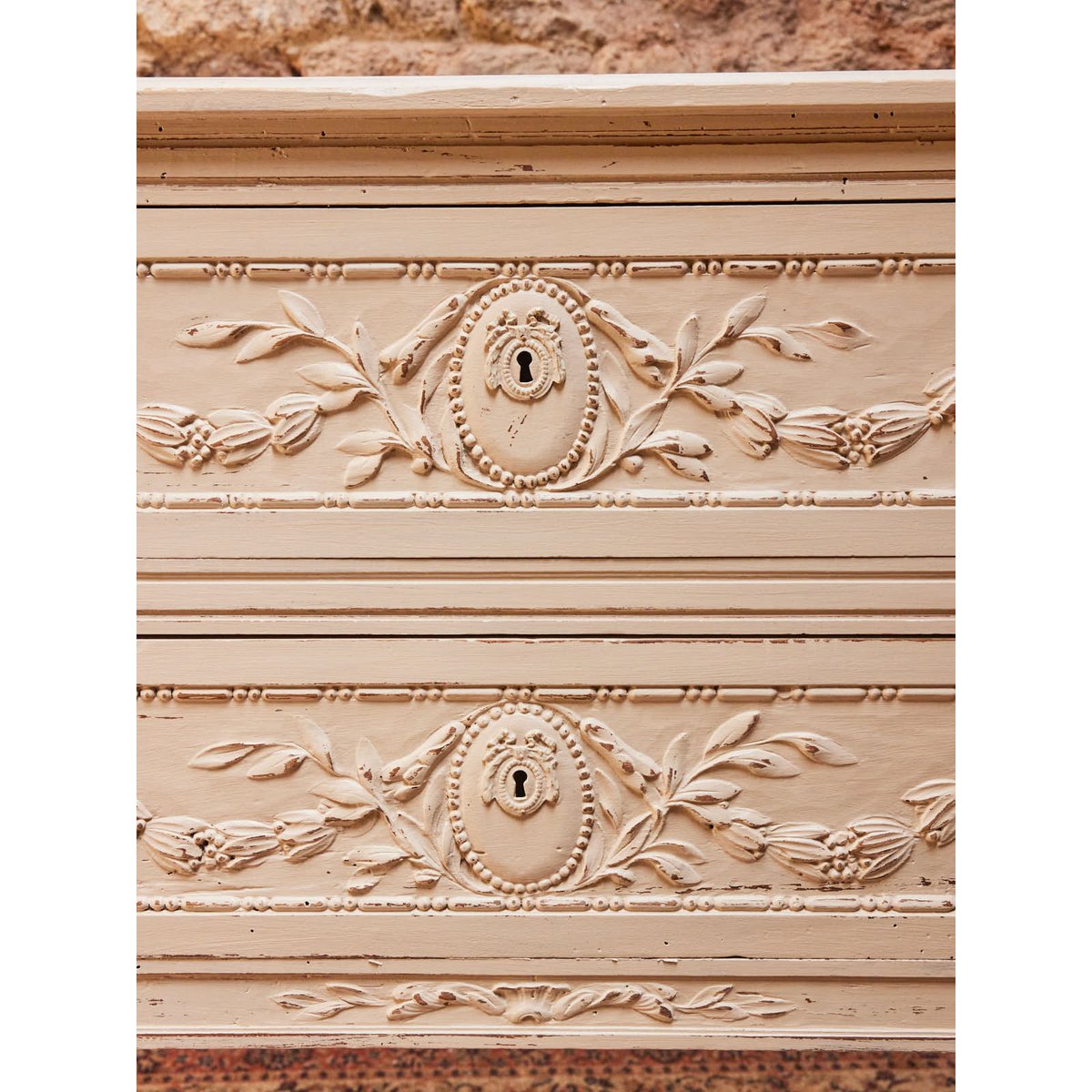 Commode en bois Garance N°674 - Bon état blanc, DEBONGOUT