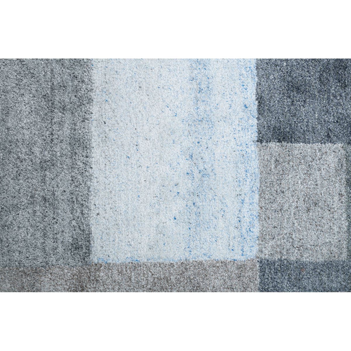 Tapis tufté main en viscose gris, THEKO