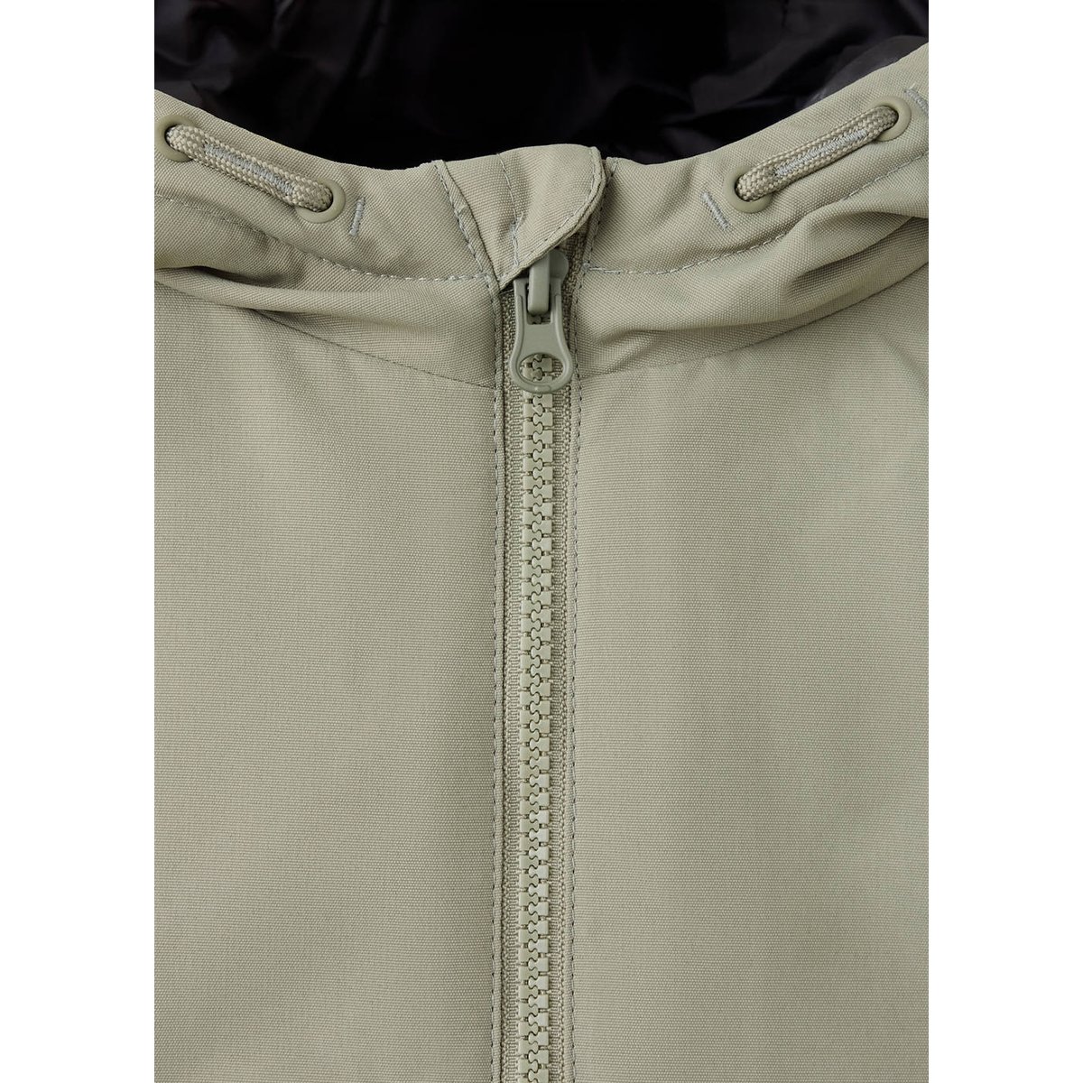 Anorak matelassé à capuche kaki, MANGO KIDS