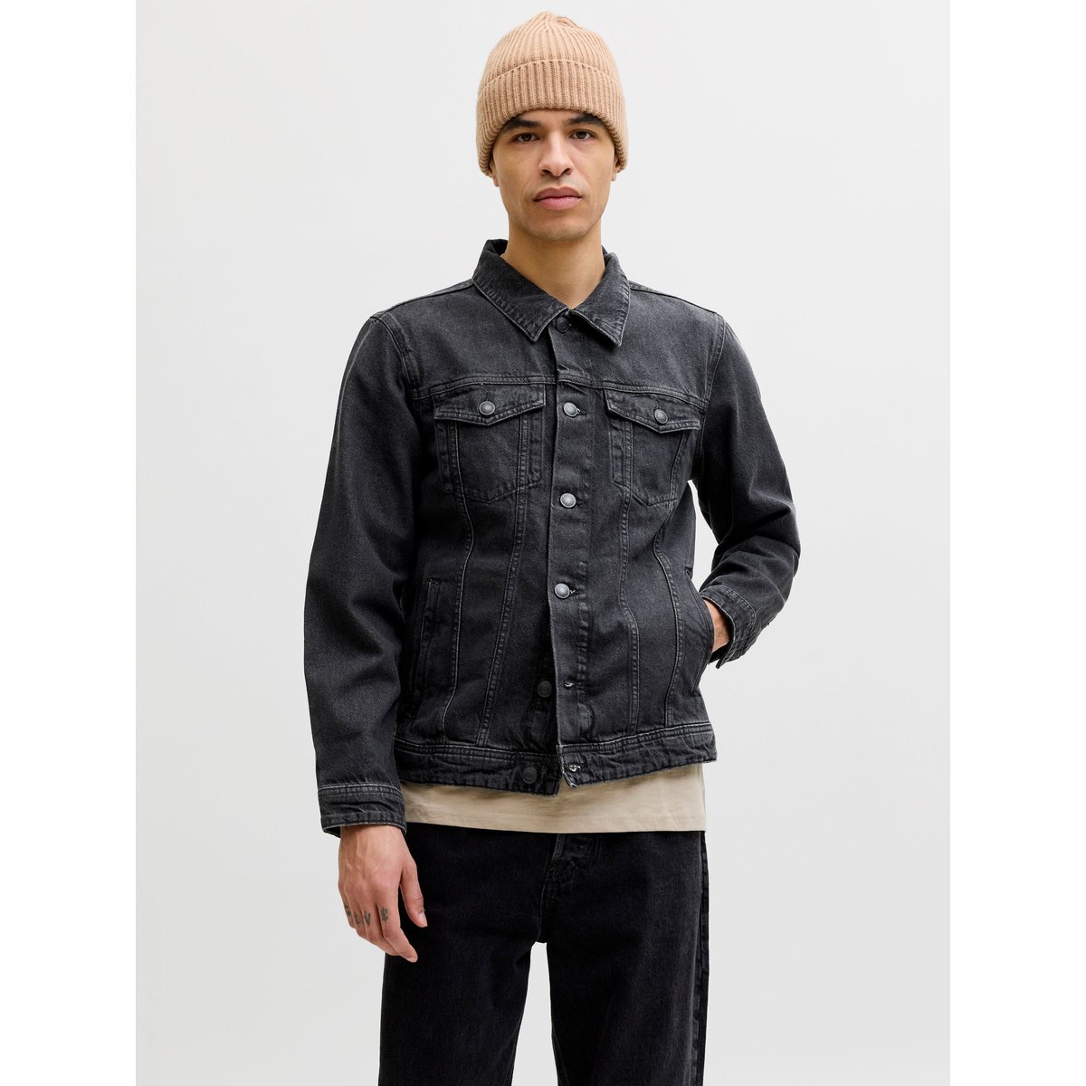 Veste En Jean black denim, JACK & JONES