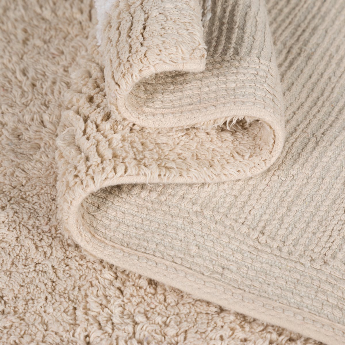 Tapis Rectangulaire en coton DOTS beige, LORENA CANALS