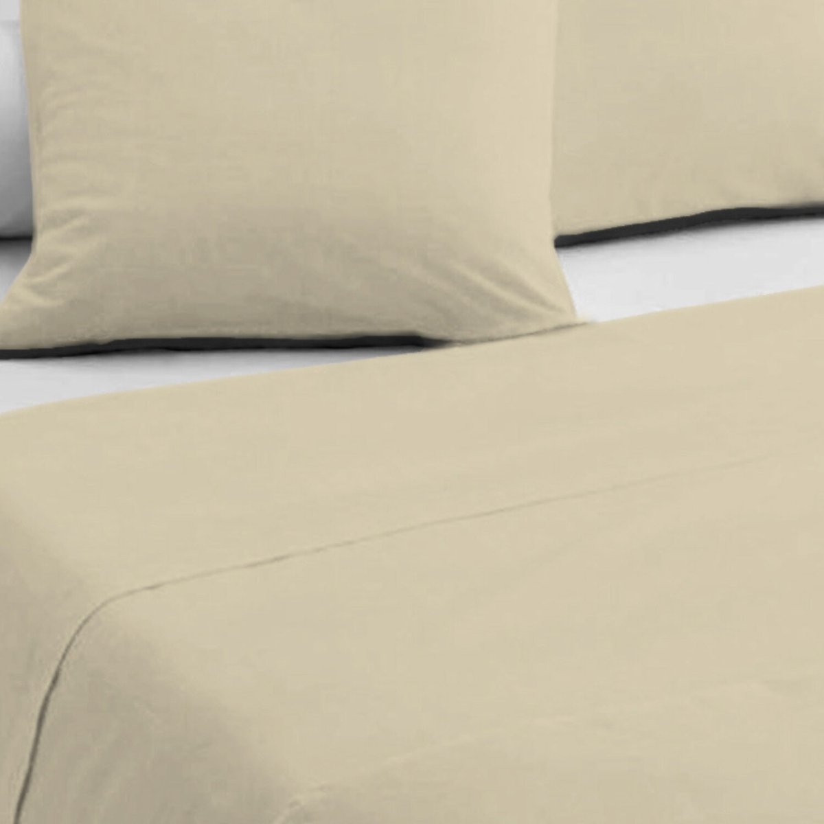 Draps plat en coton uni, NEOL lin, C DESIGN HOME TEXTILE