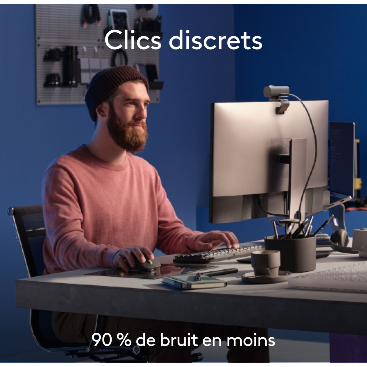 Souris sans fil MX Master 3S Bluetooth couleur unique, LOGITECH