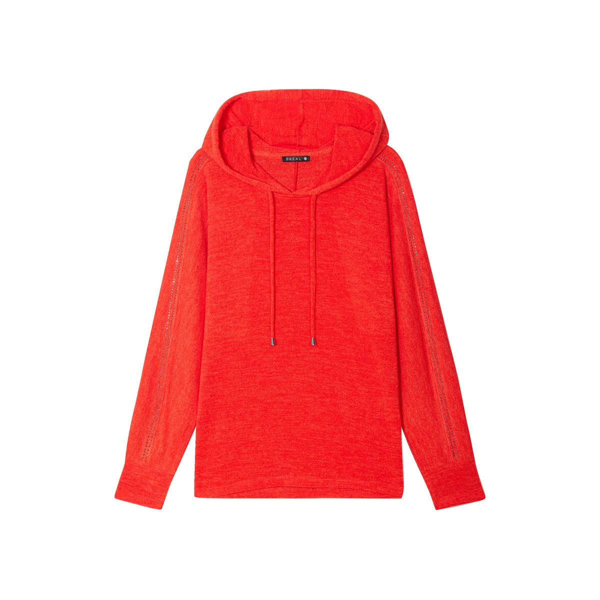 Sweat à capuche orange foncé, BREAL