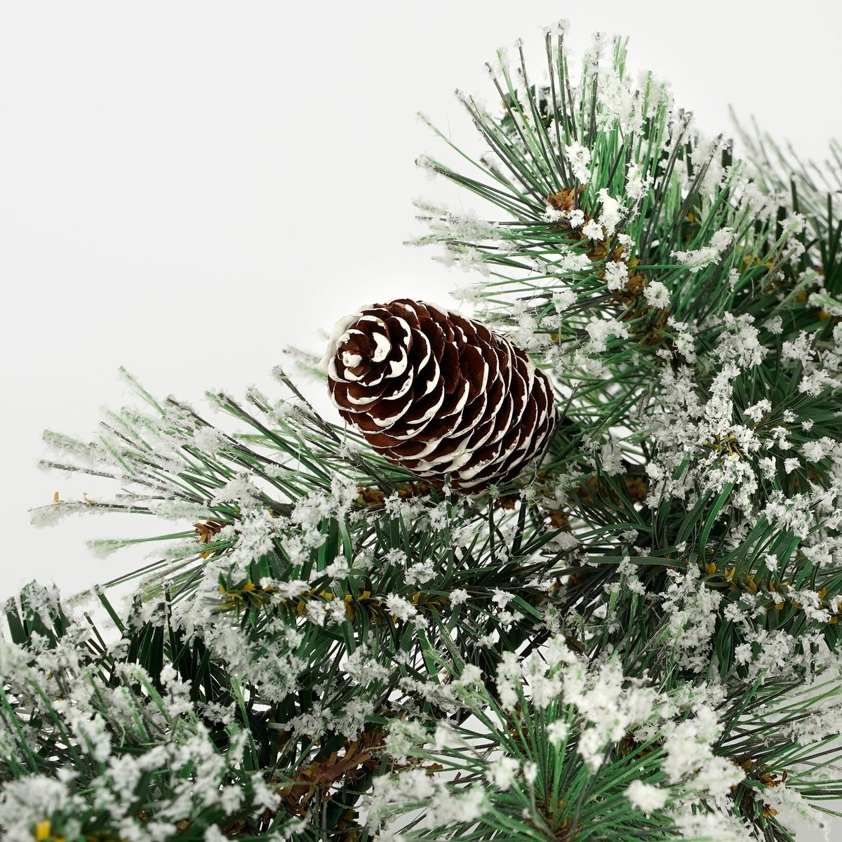 Guirlande de Noël enneigée avec LED VANDANS vert, BLACK BOX TREES