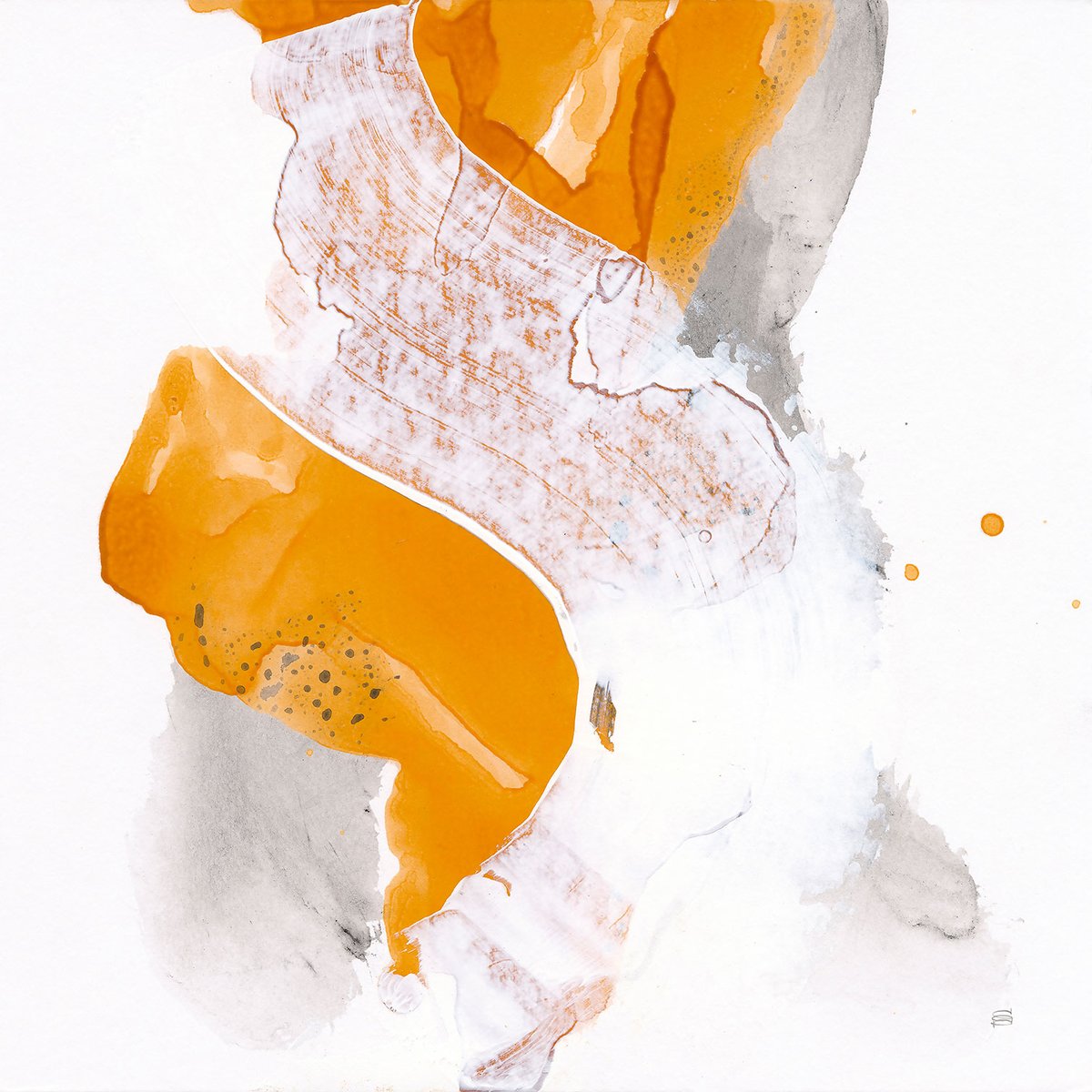 Tableau Ambre abtraite tableau alu dibond, HEXOA