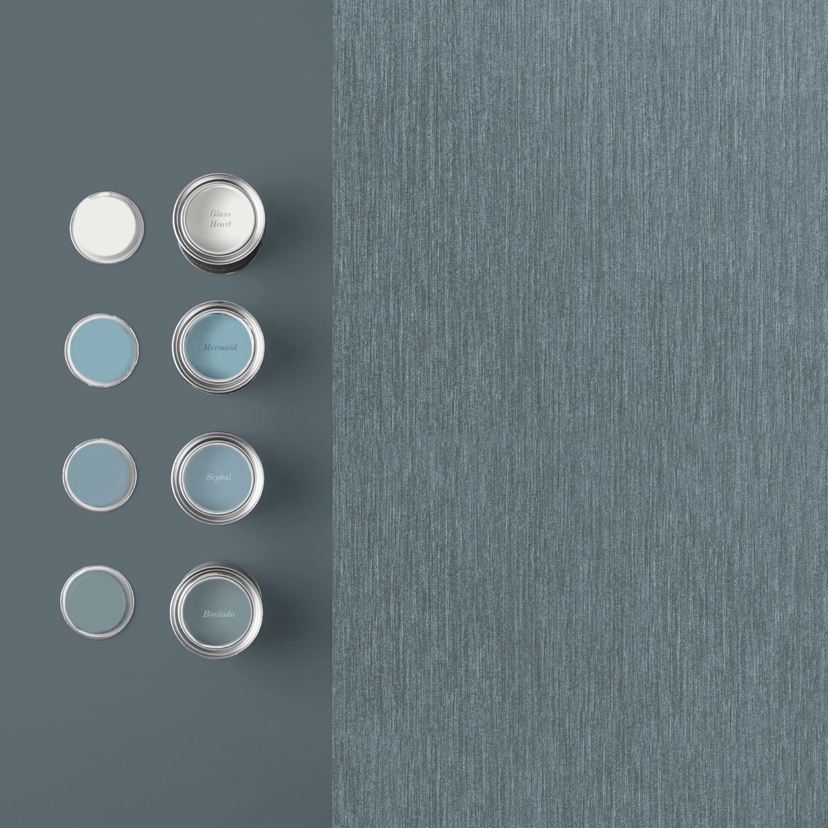 Papier peint Origin Denim bleu, GRAHAM ET BROWN