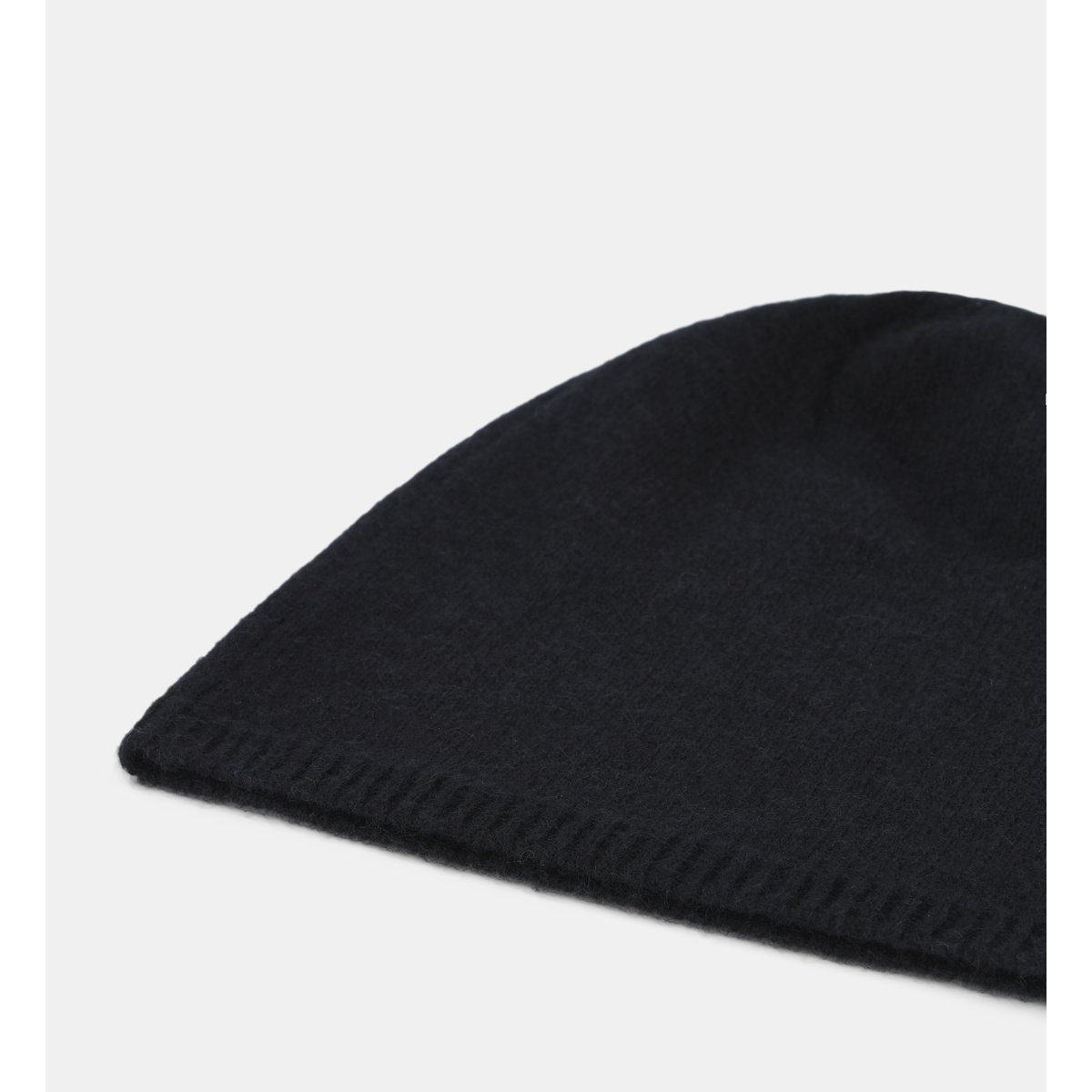 Bonnet fin slubon en cachemire recyclé noir, GALERIES LAFAYETTE