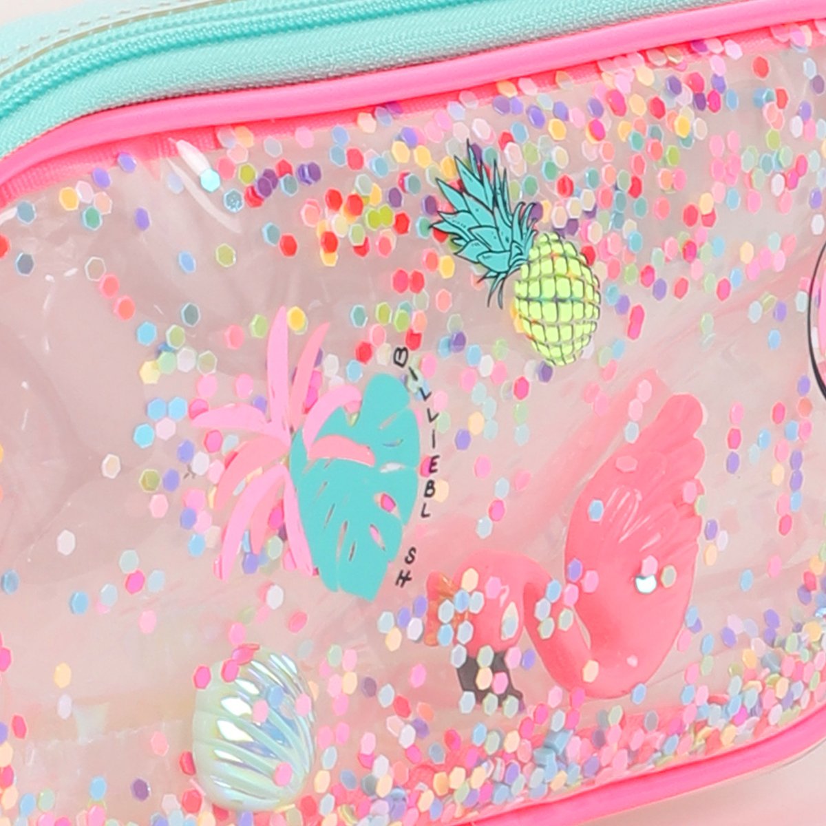 Trousse transparente baby pink, BILLIEBLUSH