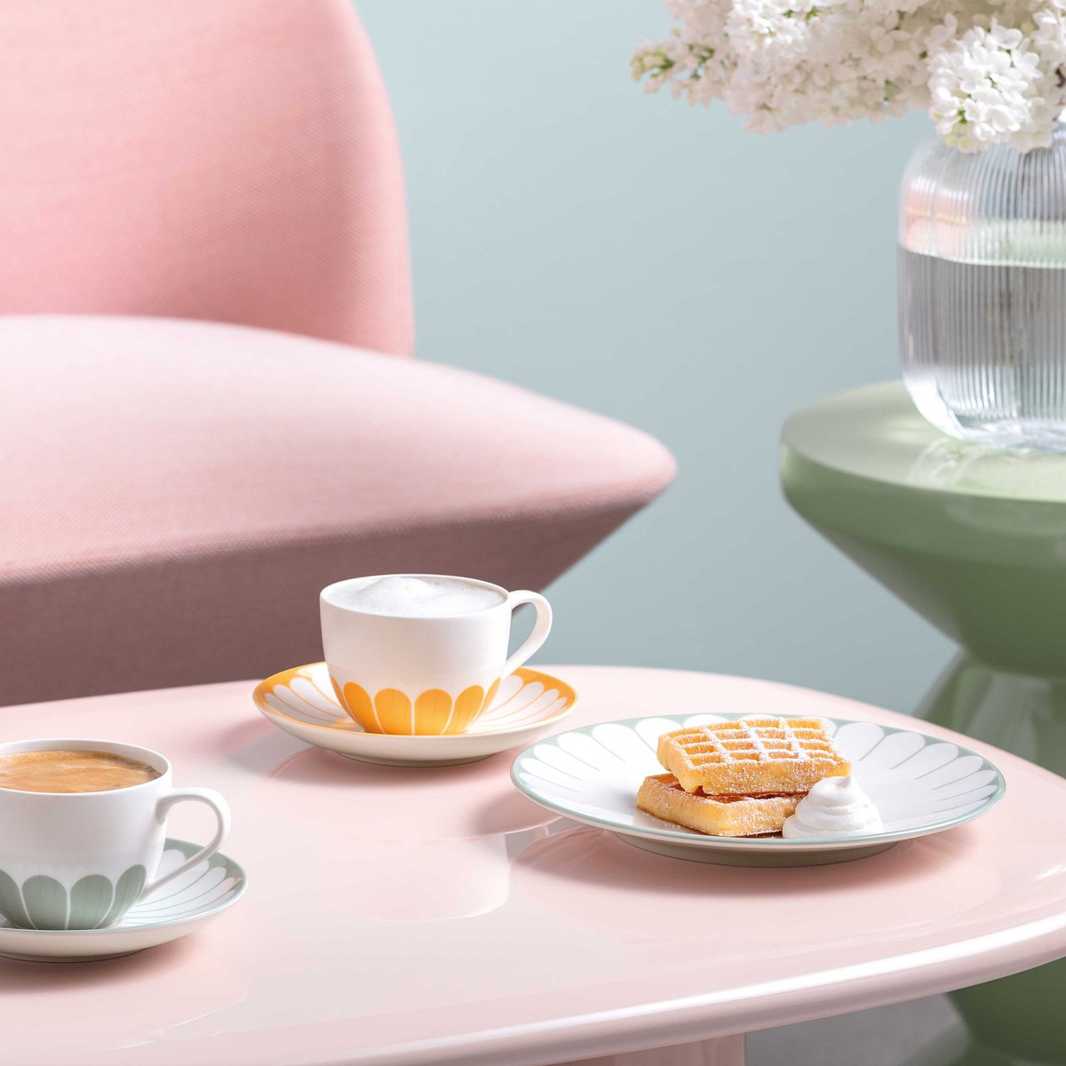 Assiette À Dessert FLEUR vert, VILLEROY & BOCH