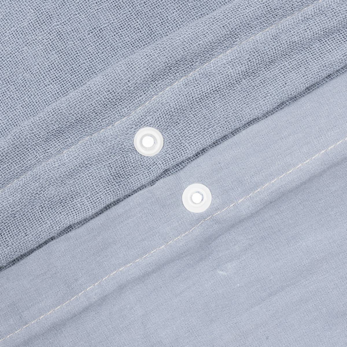 Parure de lit en double gaze de coton LILI bleu gris, ATMOSPHERA FOR KIDS