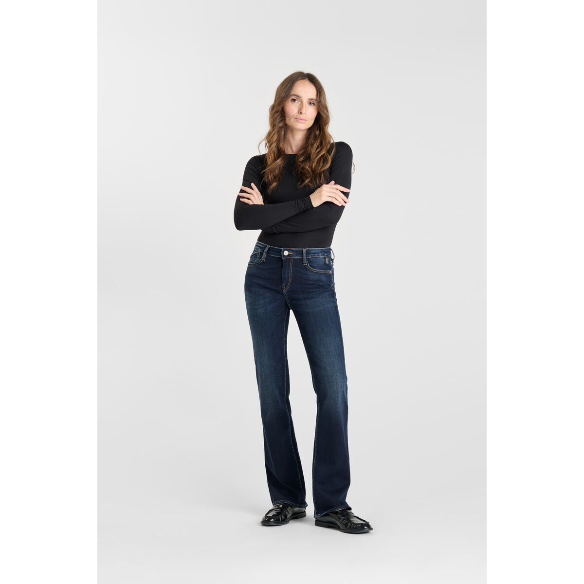 Jeans bootcut POWER bootcut, longueur 34 blue, LE TEMPS DES CERISES