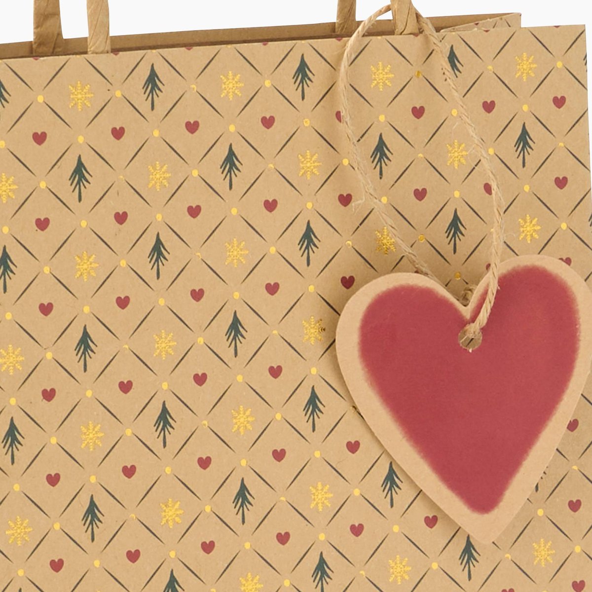 Sac Cadeau marron, MONOPRIX