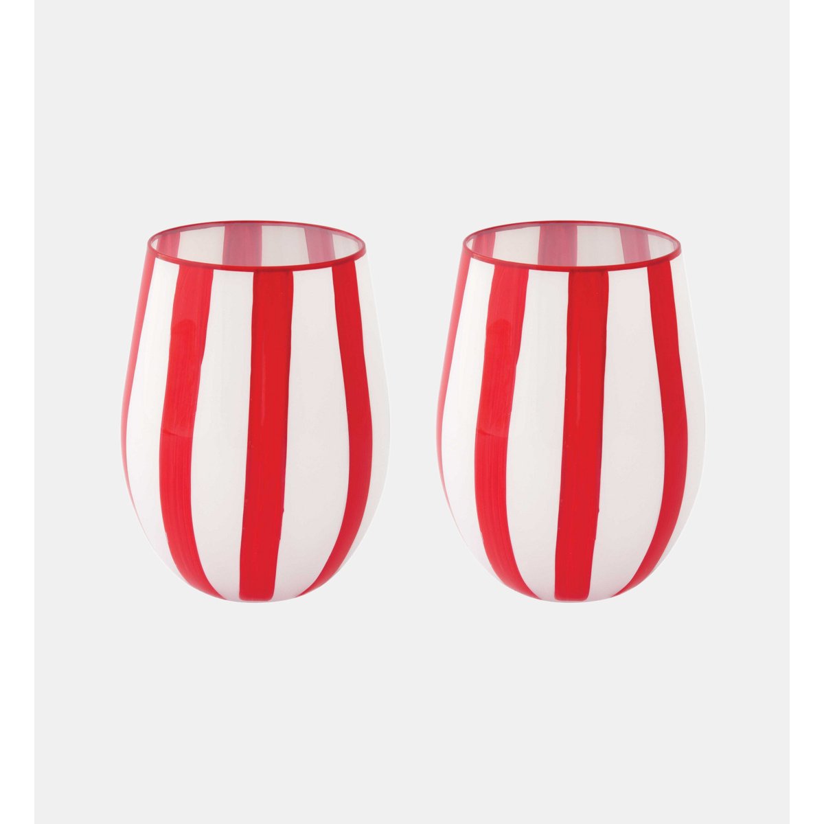 Lot de 2 gobelets rouge, EASY LIFE