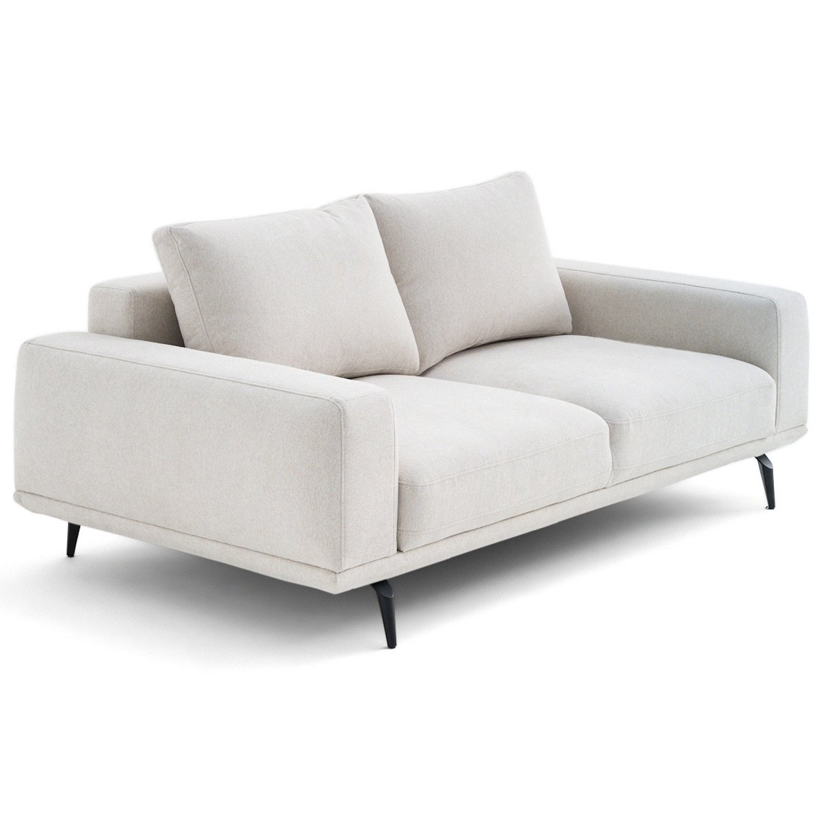 Canapé fixe 2 places - VICENCE beige, BEST MOBILIER