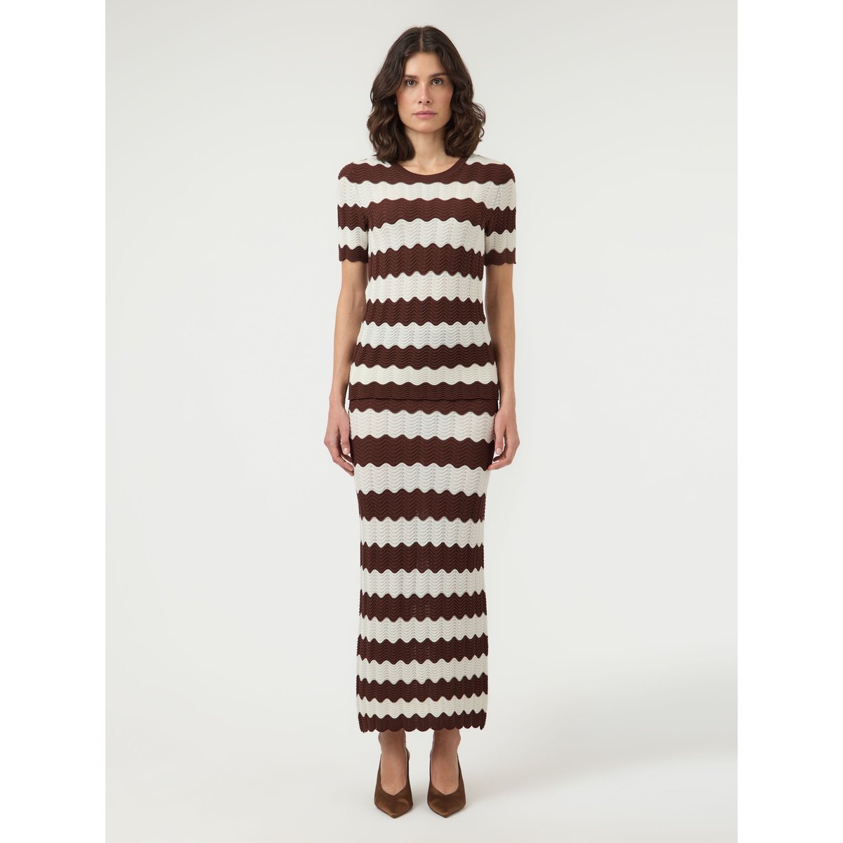 Top En Maille gris - birch1, YAS