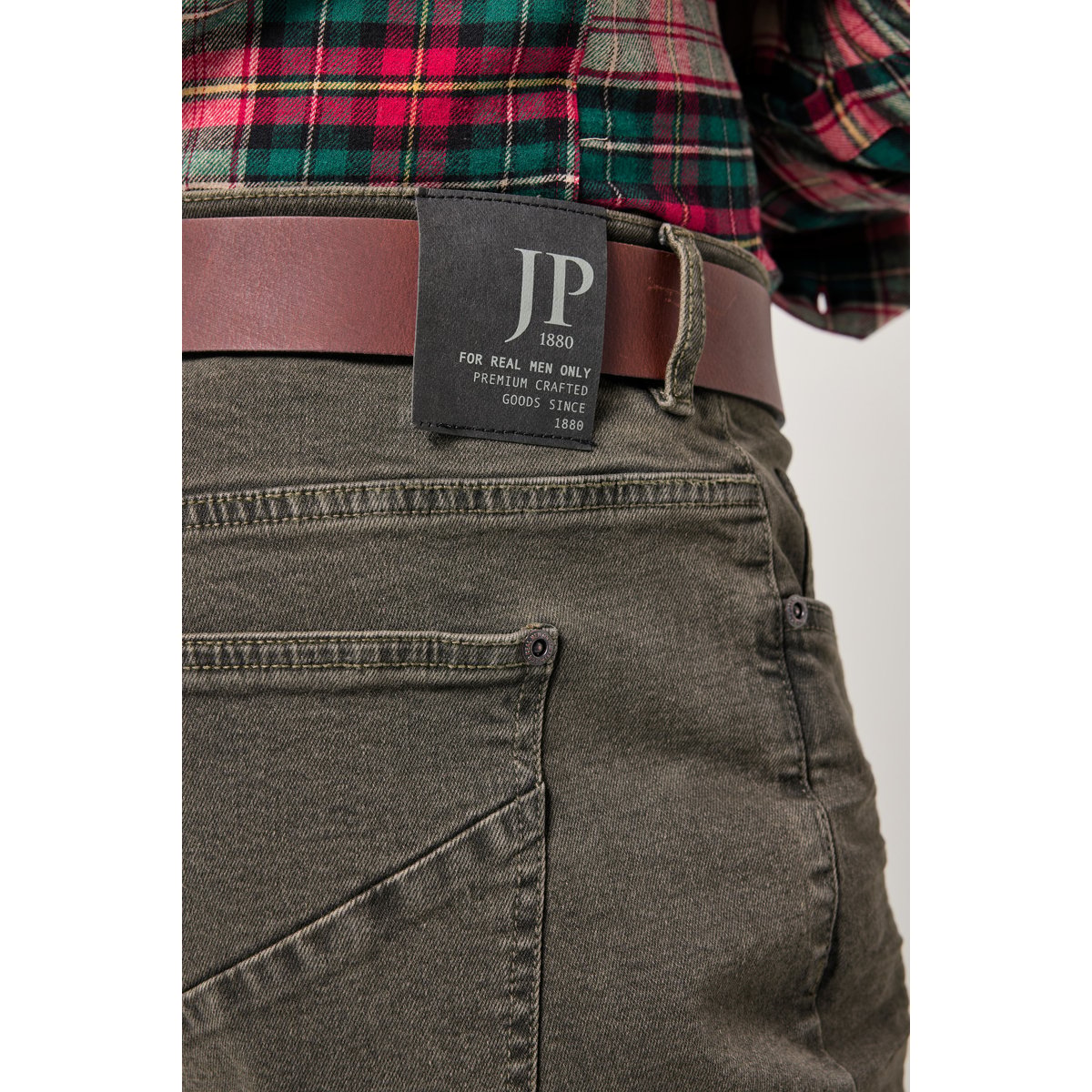 Jean coloré, finition FLEXNAMIC® olive foncé, JP1880