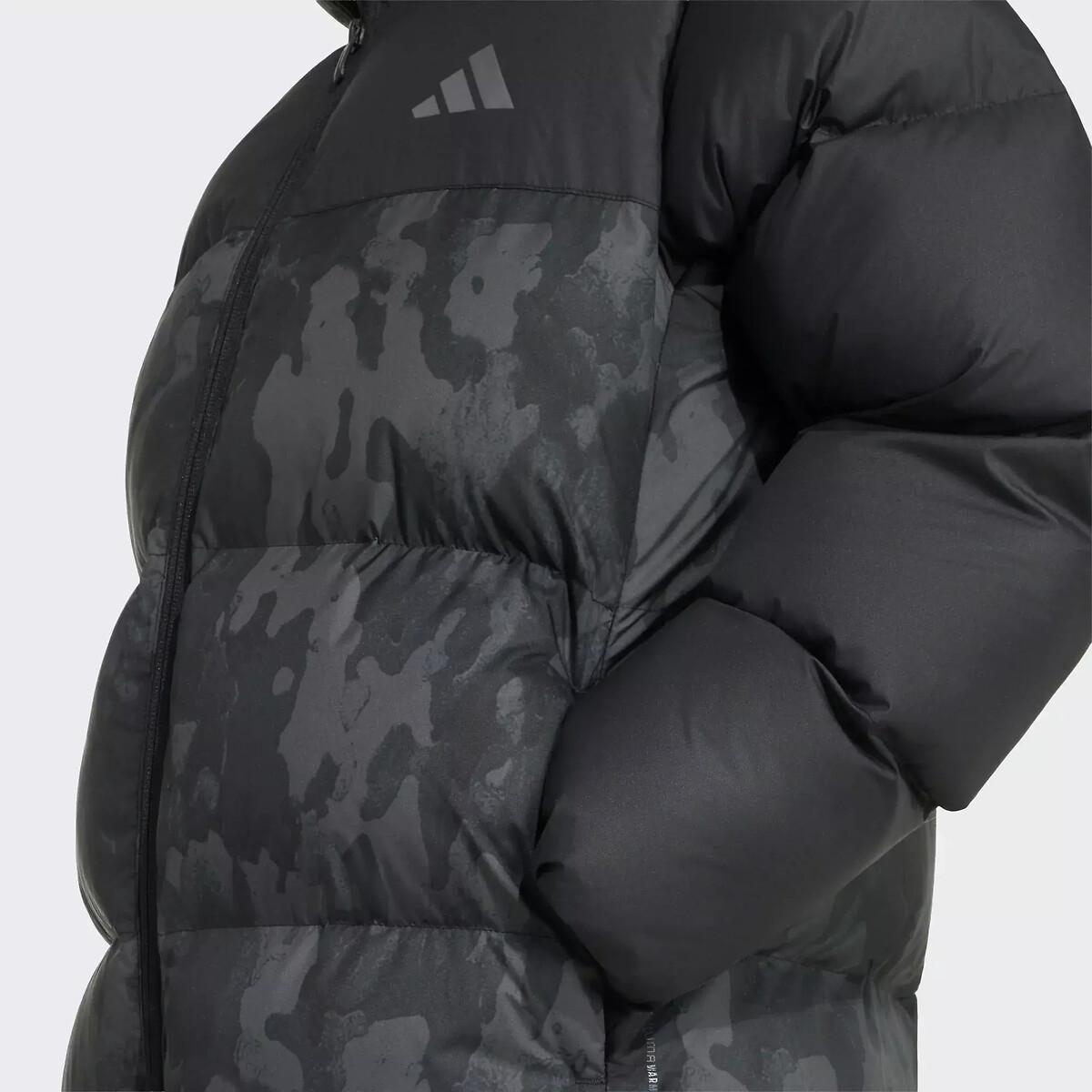 Doudoune sans capuche, imprimé camouflage noir, ADIDAS SPORTSWEAR