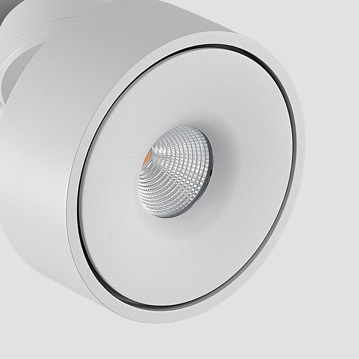 Plafonnier en aluminium moderneLED, Rotari blanc, ARCCHIO