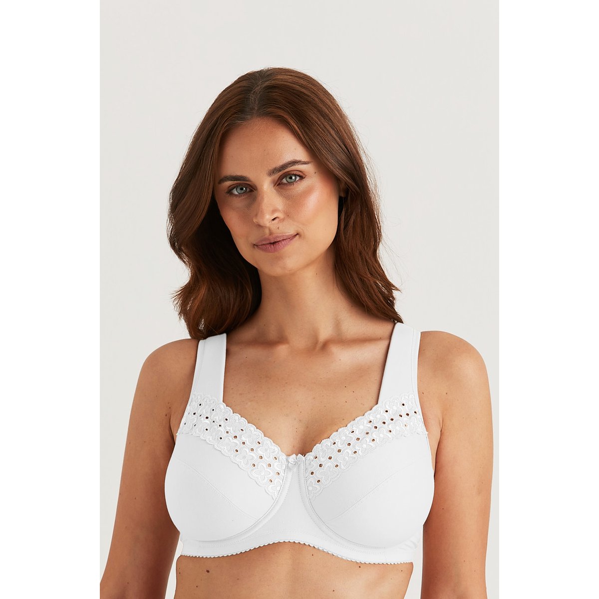 Soutien-Gorge Broderie Anglaise blanc, MISS MARY OF SWEDEN