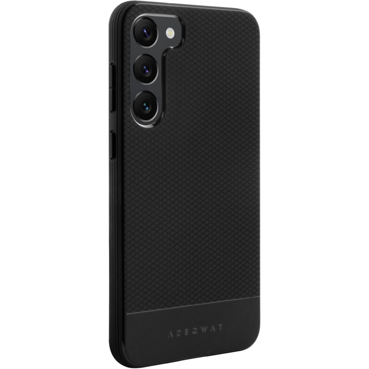 Coque Samsung S23+ Souple - Noir noir, ADEQWAT