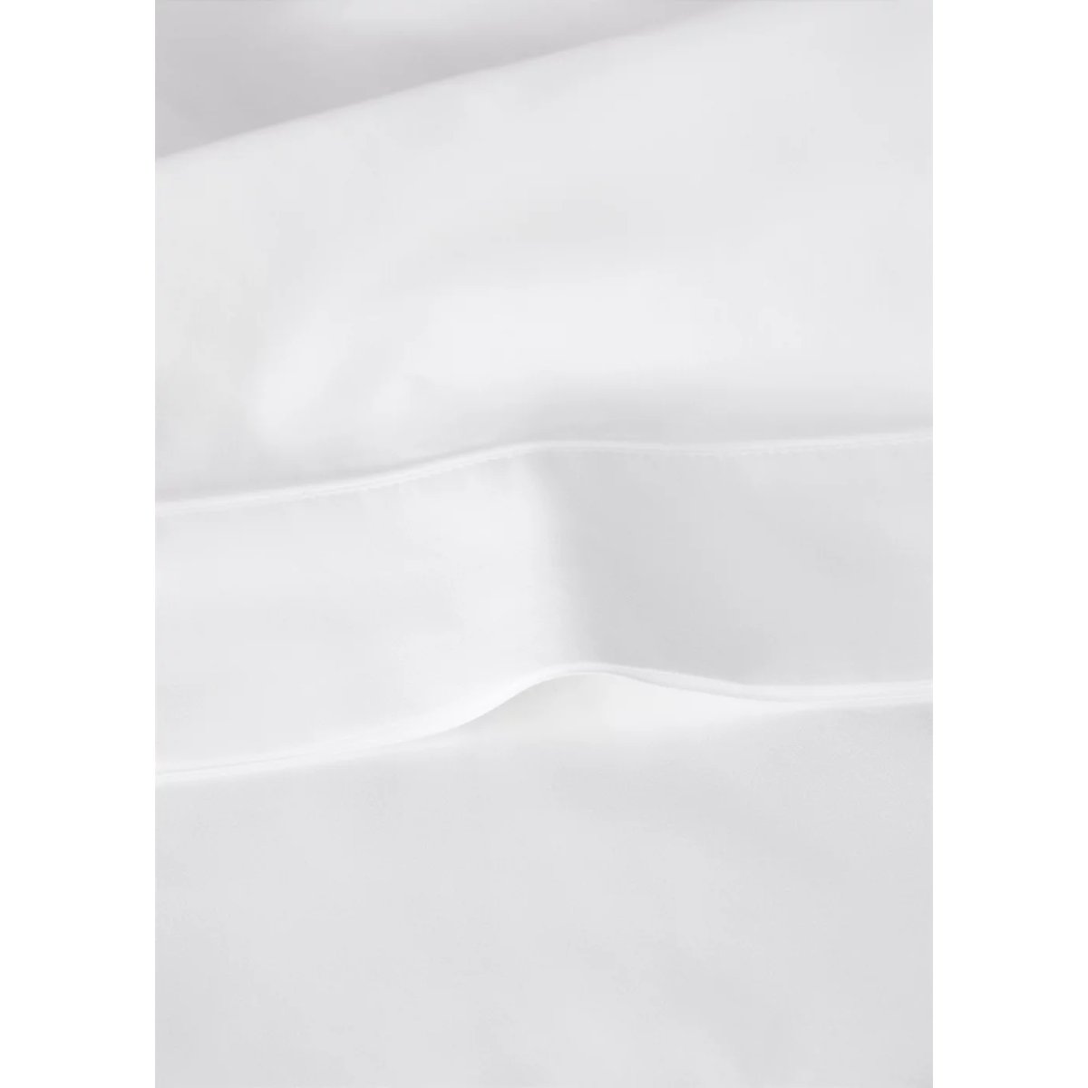 Housse d’oreiller coton satin 600 fils 45x110 cm blanc, MANGO HOME