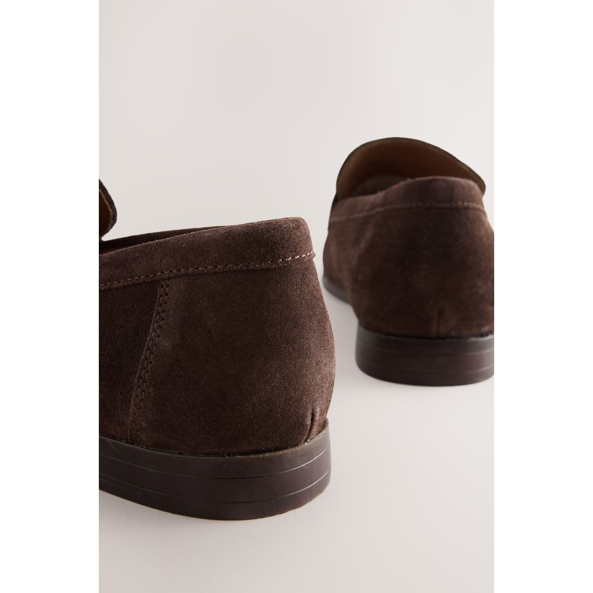 Mocassins en daim marron, NEXT
