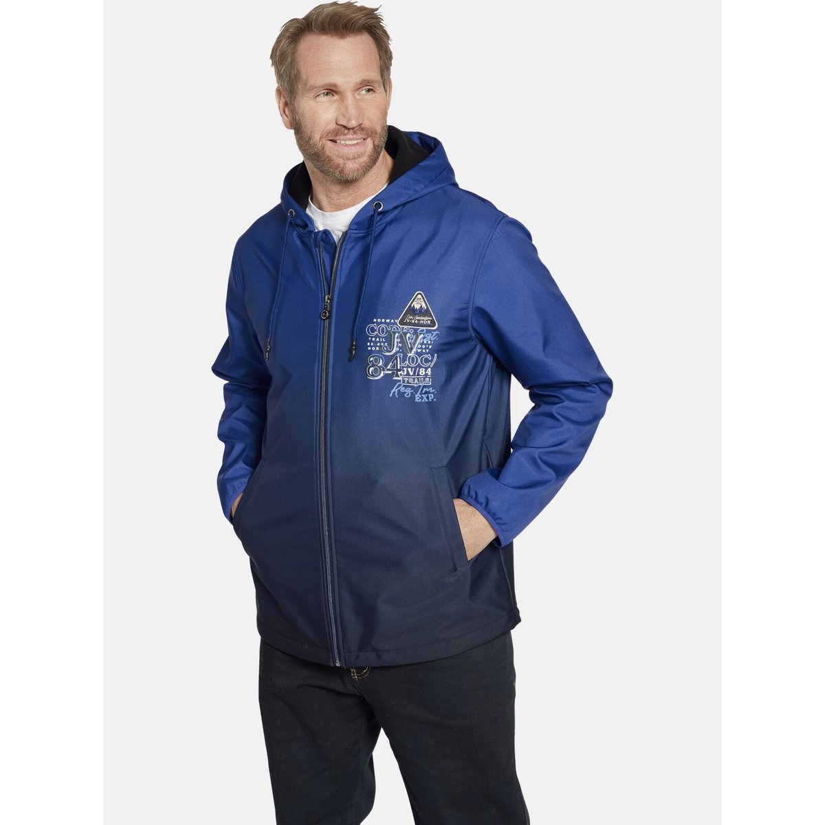 Veste Softshell LISAKKI bleu, JAN VANDERSTORM