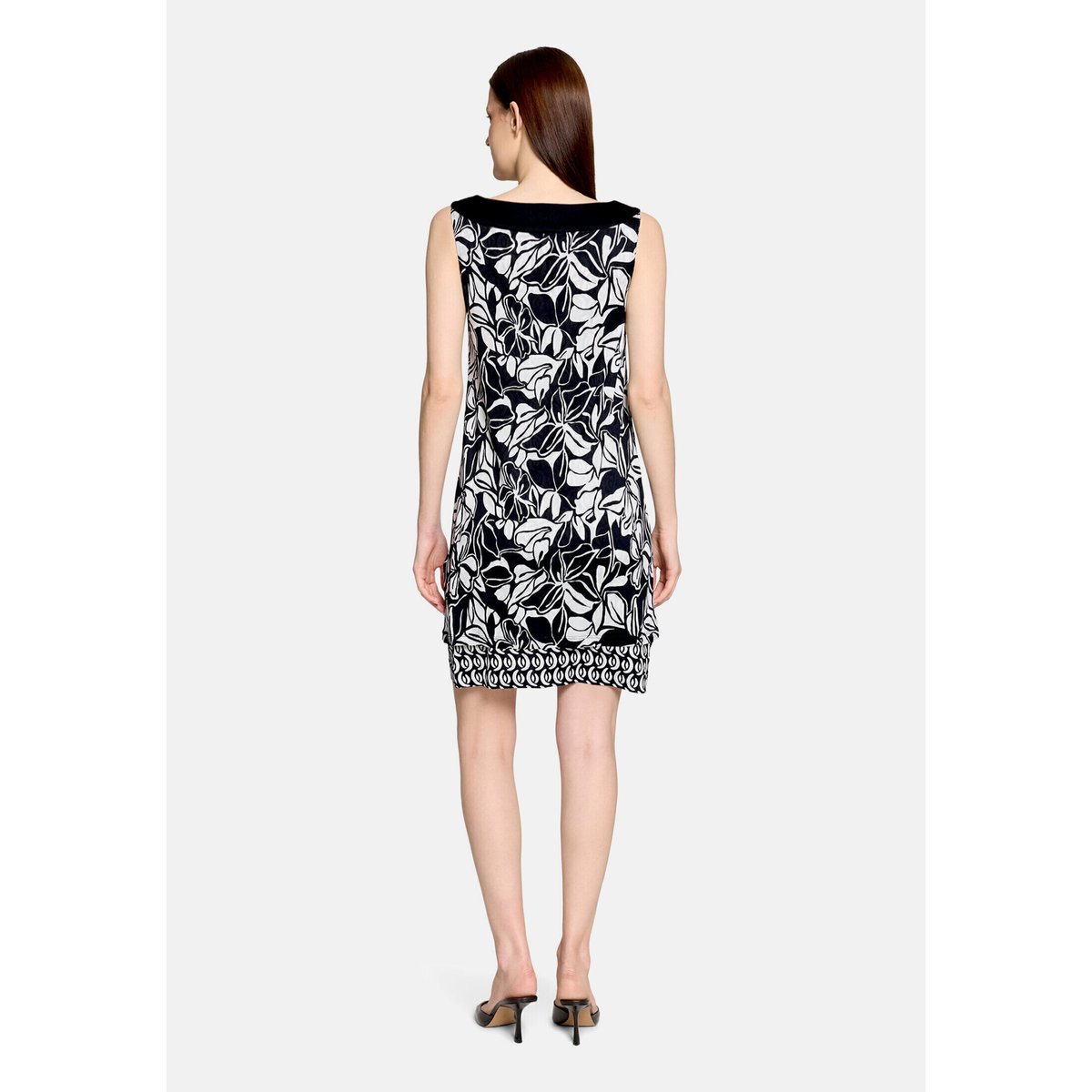 Robe en jersey sans manches bleu/blanc, BETTY BARCLAY