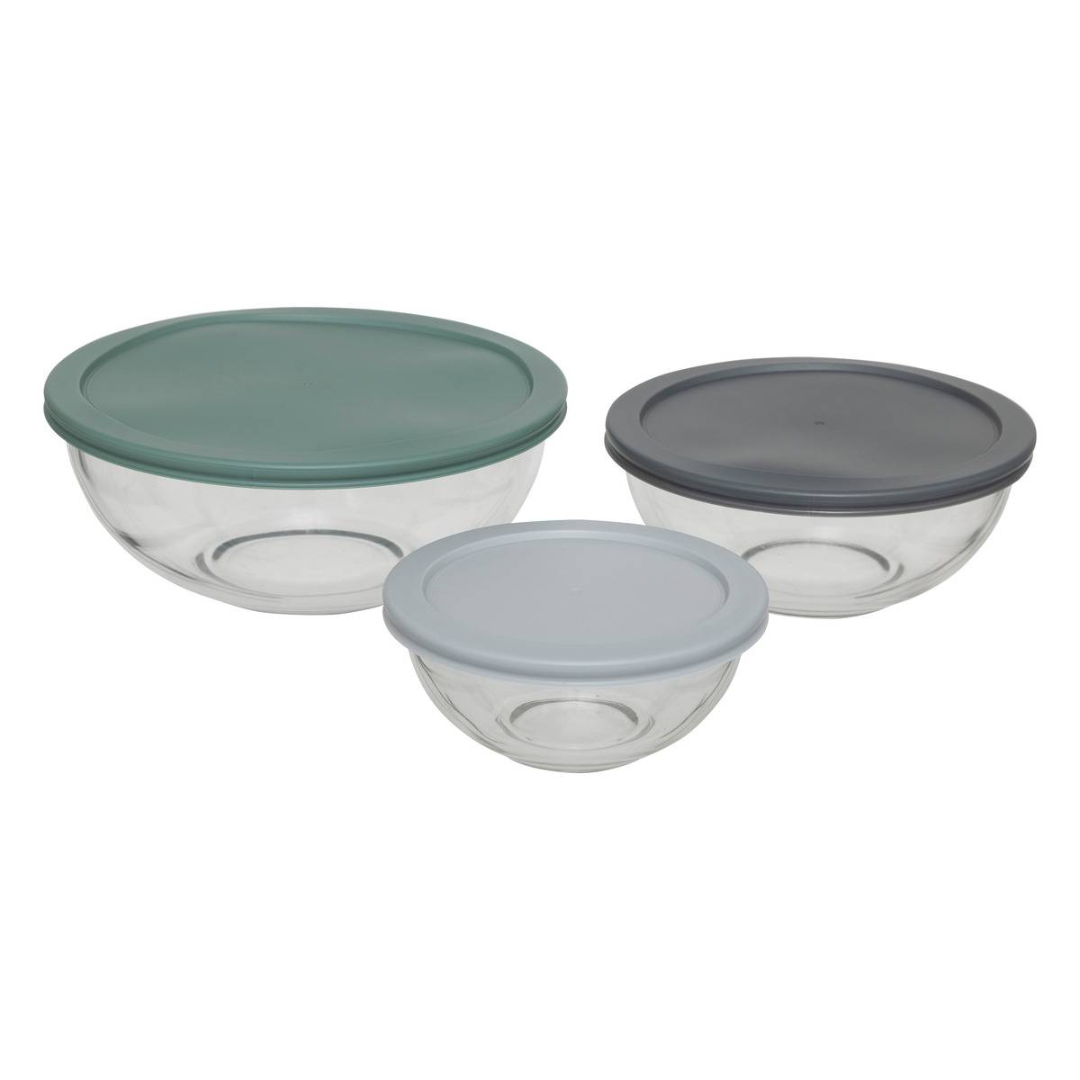 Set de 3 boîtes de conservation en verre KEEPEAT multicolore, 5FIVE SIMPLY SMART