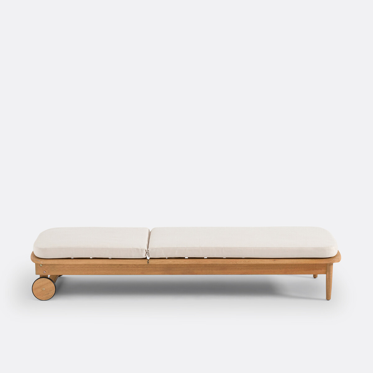 Bain de soleil en eucalyptus, Oliver beige, LA REDOUTE INTERIEURS