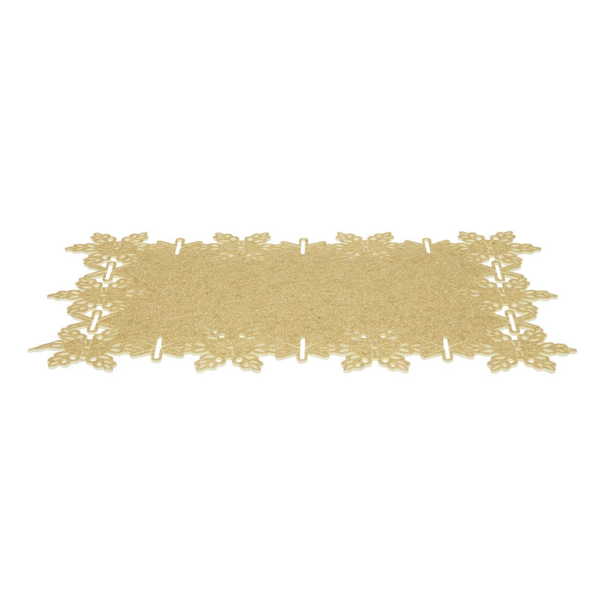 SET TABLE PAILLETTE OR 32X47CM dore, ATMOSPHERA