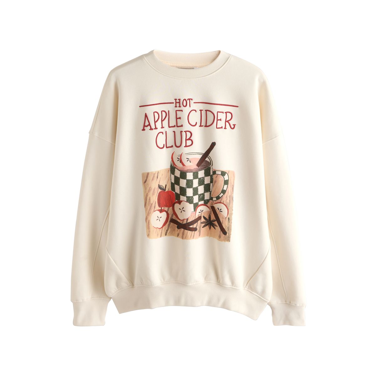 Sweat à motif cidre d’automne écru, NEXT