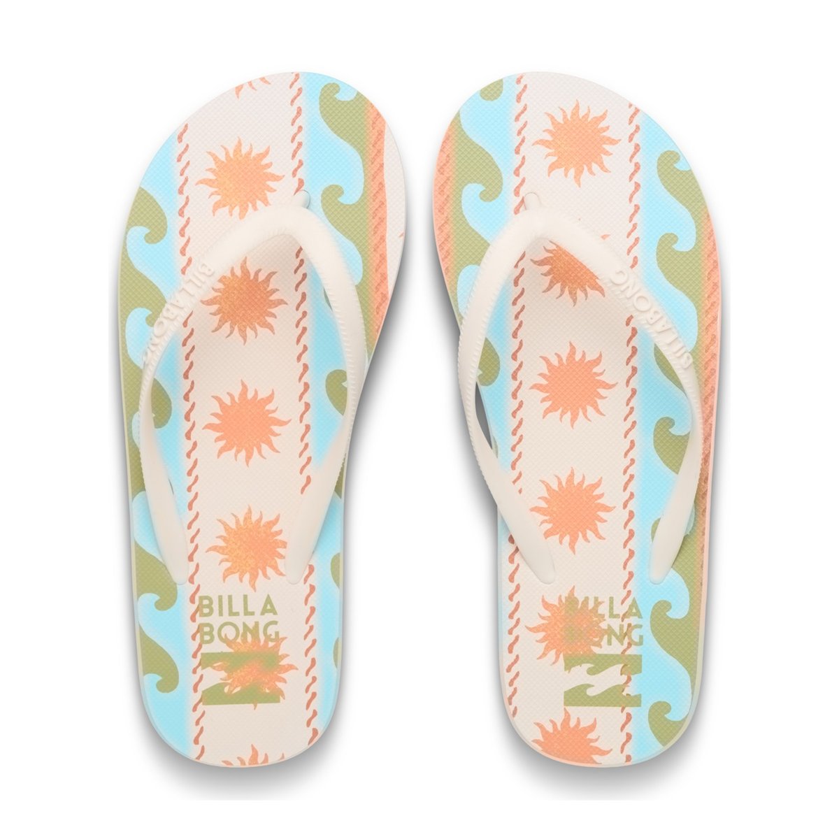 Tongs DAMA blanc salt crystal, BILLABONG