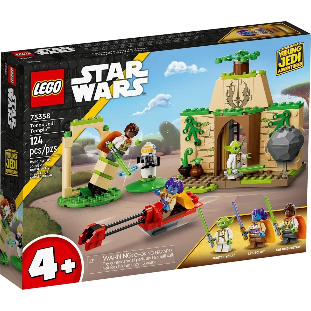 Star Wars Le temple Jedi de Tenoo multicolore, LEGO