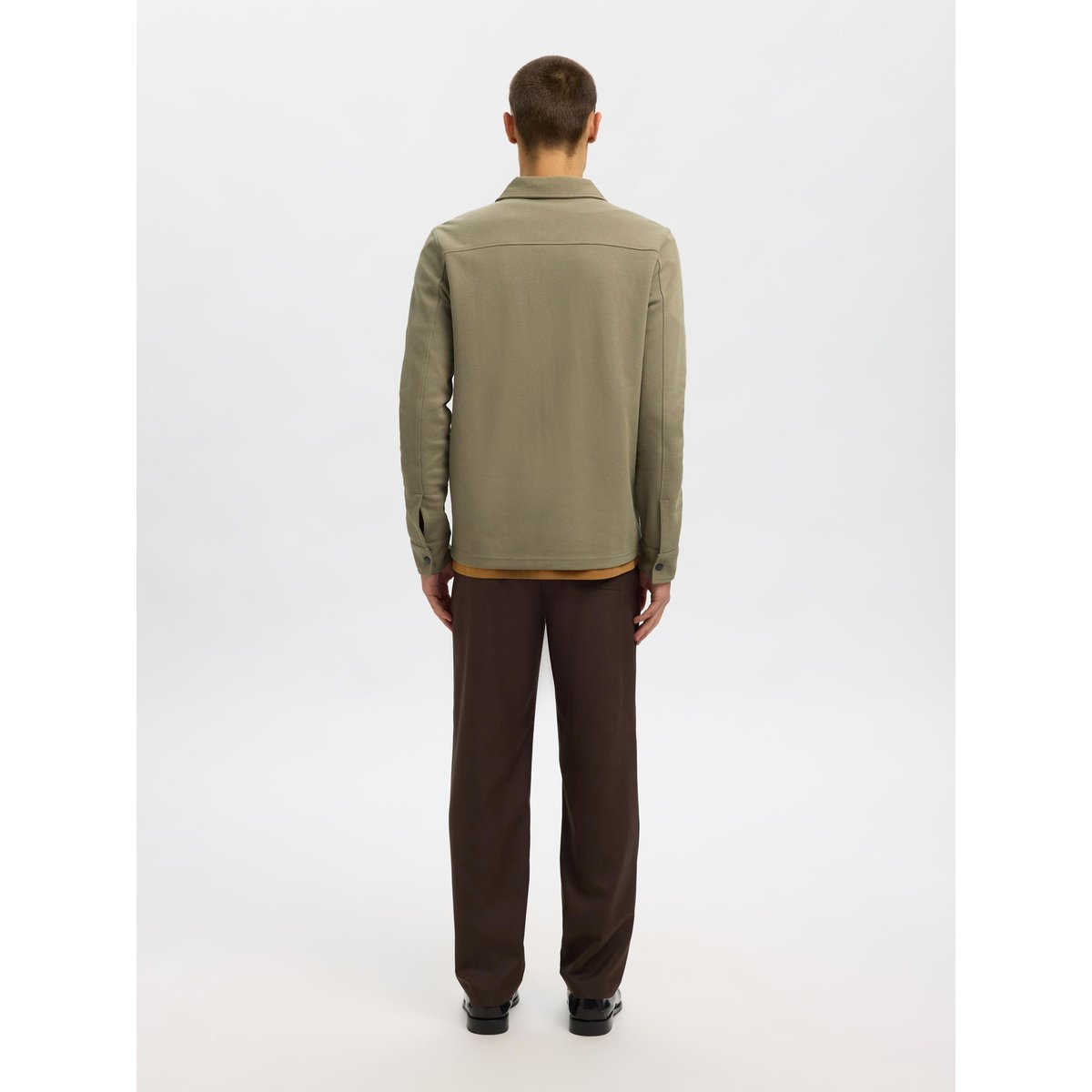 Blouson En Molleton vetiver, SELECTED