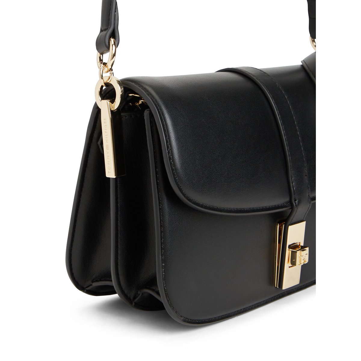 Sac à main bandoulière, TH HERITAGE noir, TOMMY HILFIGER