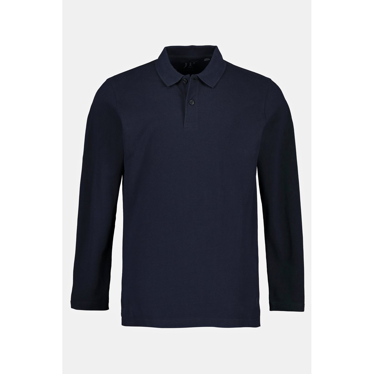 Polo en piqué, manches longues marine foncé, JP1880
