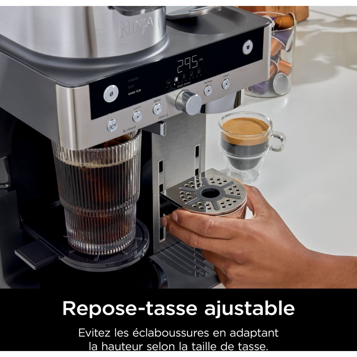 Cafetière filtre et capsules avec mousseur intégré CFN803EU couleur unique, NINJA