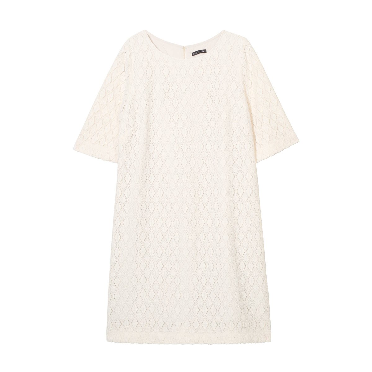 Robe droite dentelle ecru, BREAL