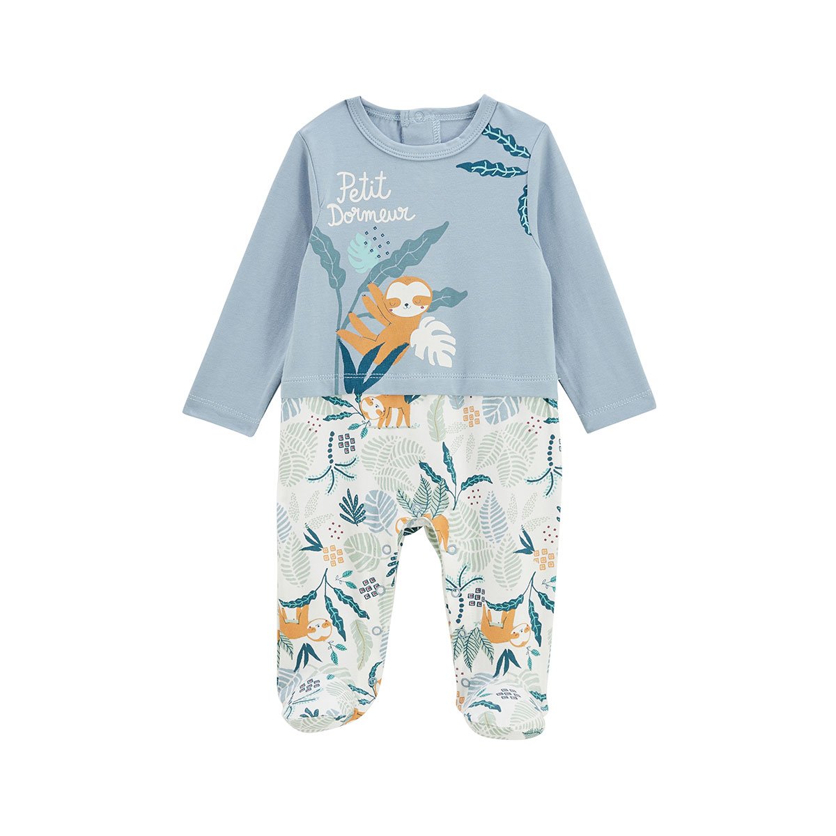 Pyjama bébé Baroudeur bleu, PETIT BEGUIN